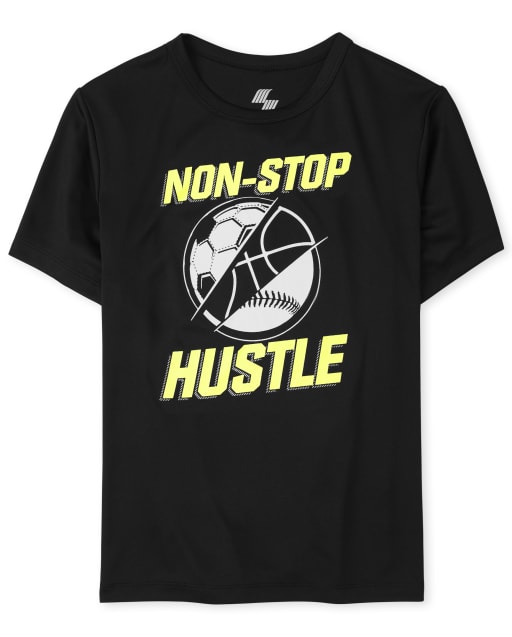 Boys Performance Graphic Top