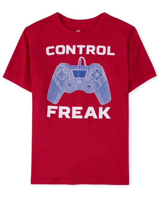Boys Performance Graphic Top