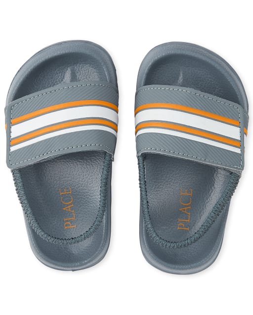Toddler Boys Striped Slides