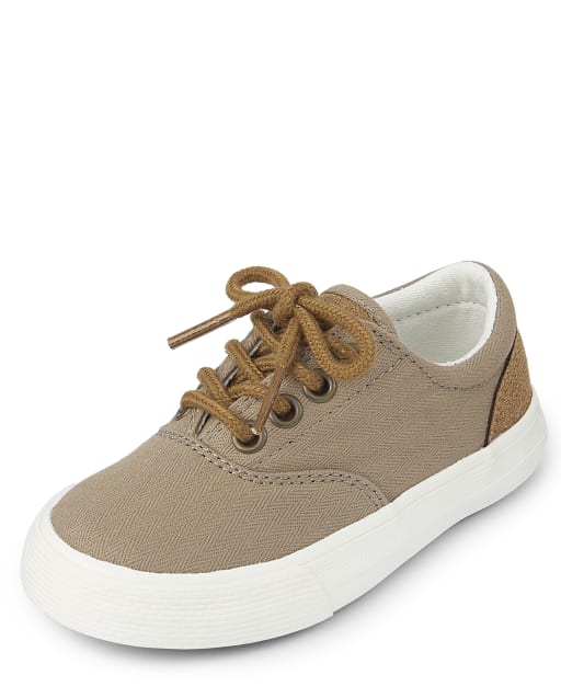 Toddler Boys Canvas Low Top Sneakers
