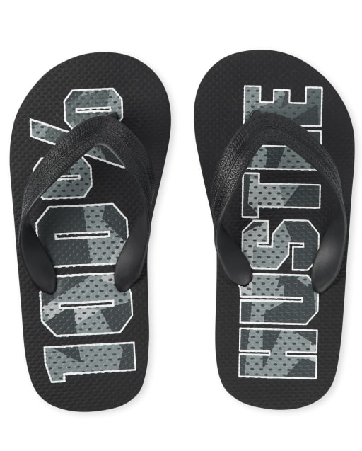 Boys Hustle Flip Flops