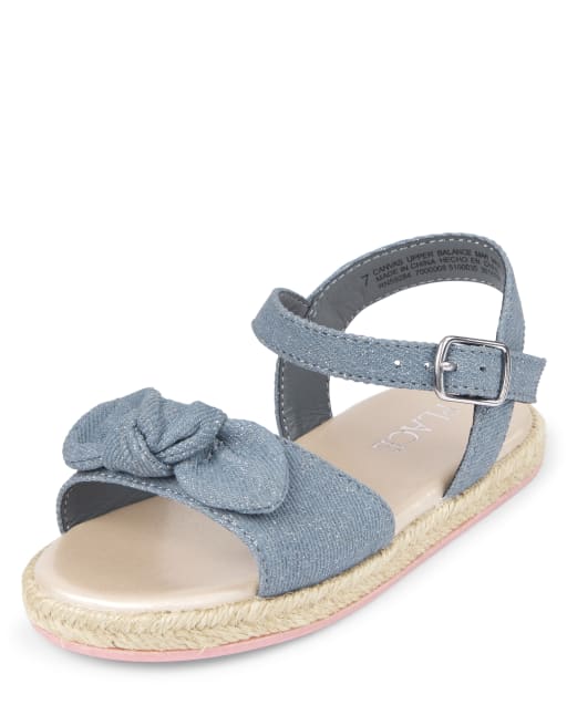 Toddler Girls Denim Espadrilles