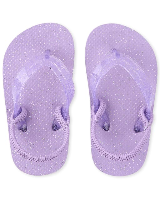 Toddler Girls Glitter Flip Flops