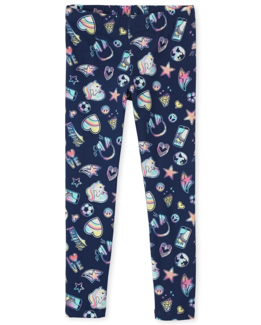 Leggings imprimés pour filles