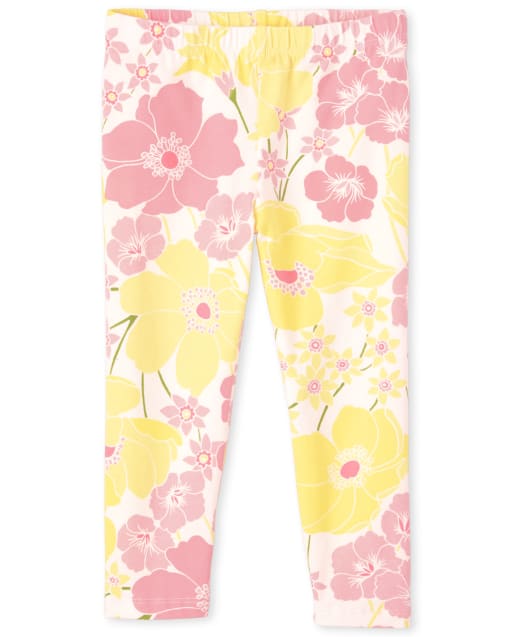 Girls Print Capri Leggings