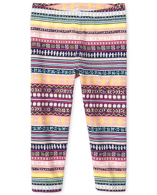 Legging capri imprimé pour fille