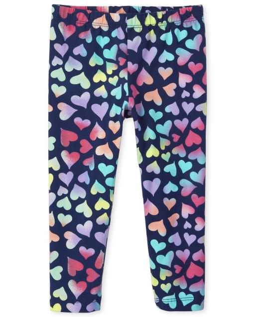 Girls Print Capri Leggings