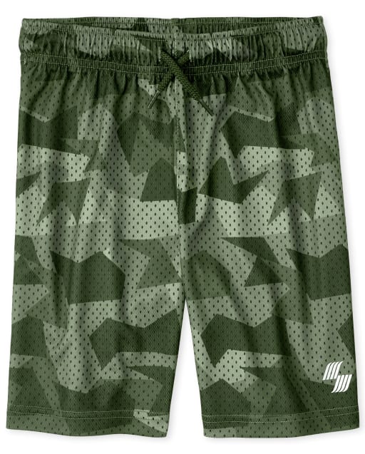 Boys Camo Performance Basketball Shorts