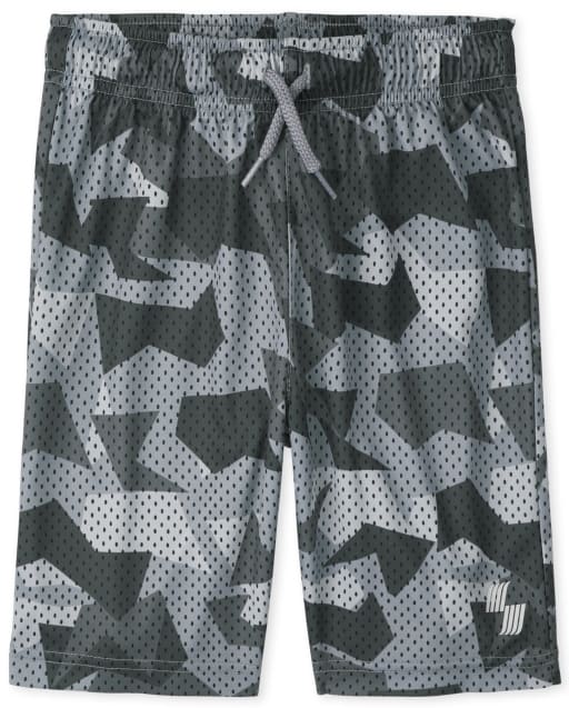 Boys Camo Performance Basketball Shorts