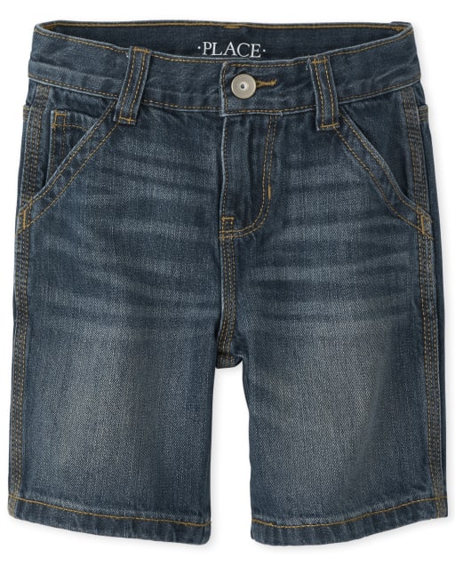 Boys Denim Utility Shorts
