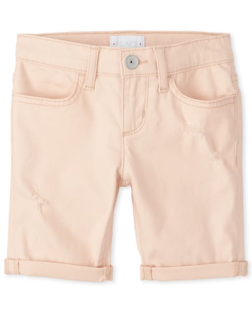 Girls Twill Skimmer Shorts