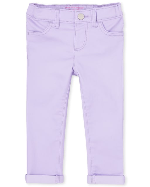Baby And Toddler Girls Super-Soft Knit Denim Jeggings