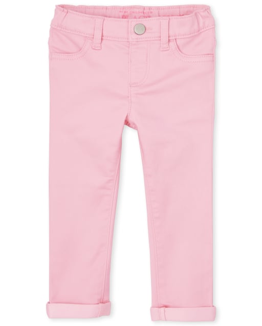 Baby And Toddler Girls Super-Soft Knit Denim Jeggings