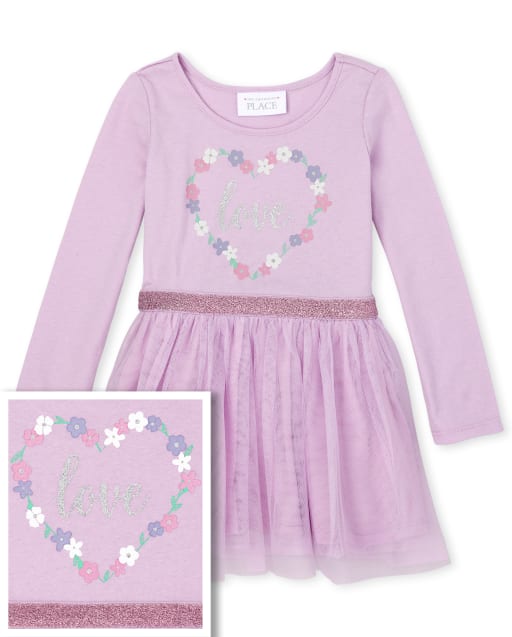 Baby And Toddler Girls Glitter Birthday Princess Tutu Dress