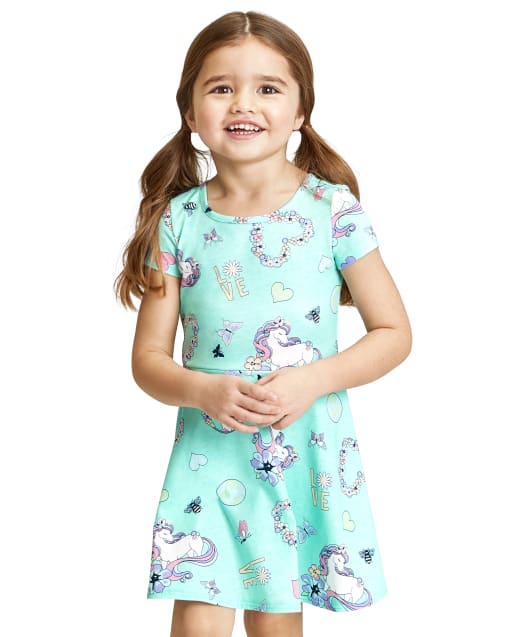 Baby And Toddler Girls Print Everyday Dress
