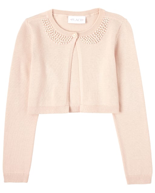 Cárdigan Corto Niña Adornos