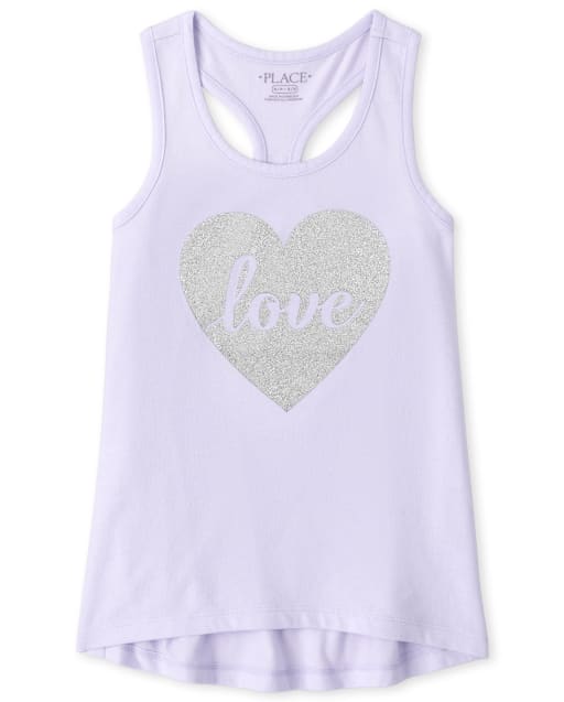 Girls Love Racerback Tank Top