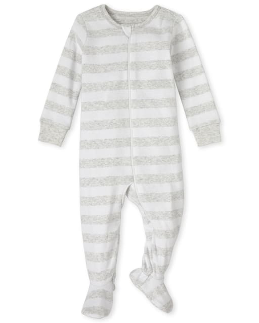 Unisex Baby And Toddler Matching Family Striped Snug Fit Cotton One Piece Pajamas