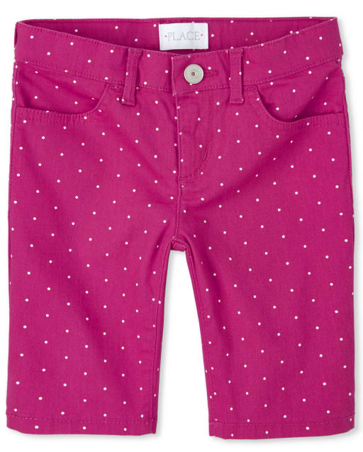 Girls Print Twill Skimmer Shorts
