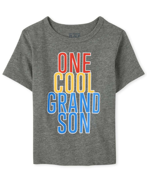 Baby And Toddler Boys Cool Grandson Graphic Tee