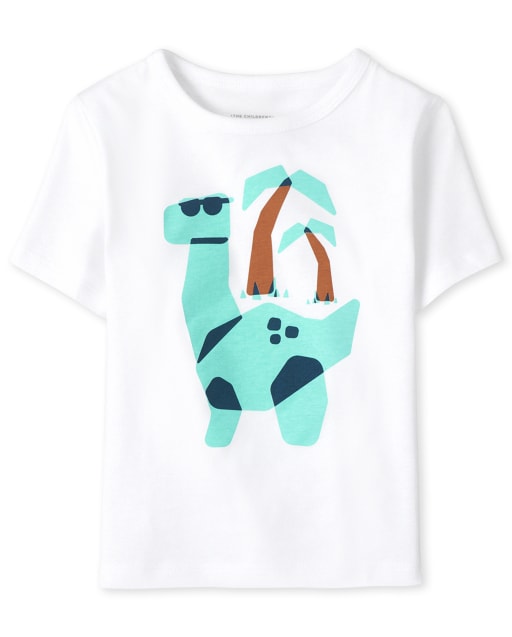 Baby And Toddler Boys Tropical Dino Graphic Tee