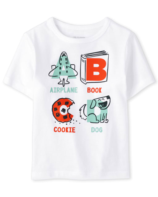 Baby And Toddler Boys ABC Graphic Tee