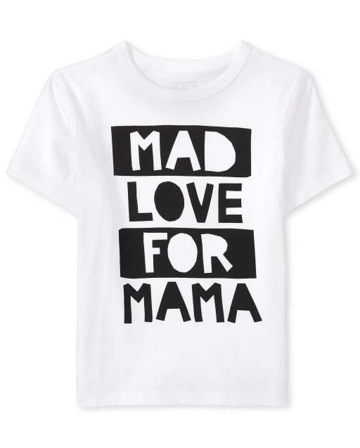 Baby And Toddler Boys Love For Mama Graphic Tee