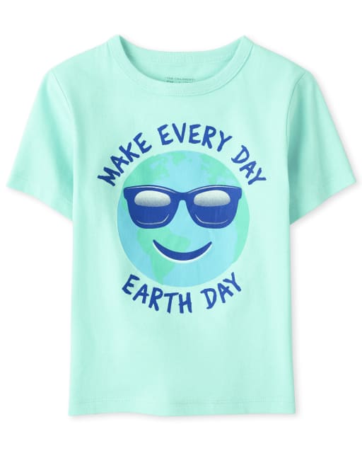 Baby And Toddler Boys Earth Day Graphic Tee