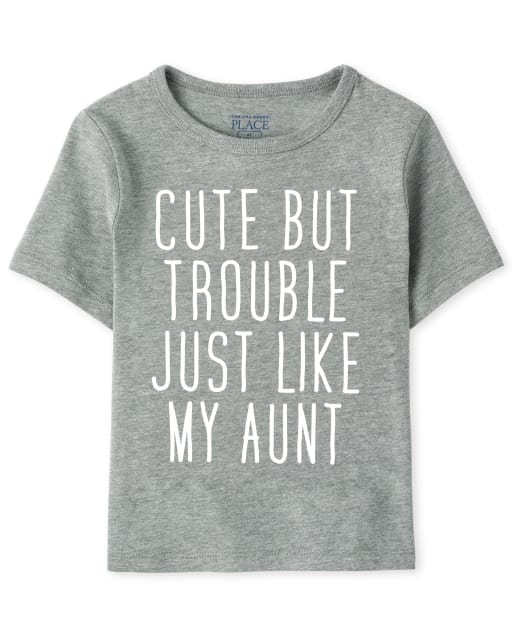 Baby And Toddler Boys Like My Aunt Graphic Tee