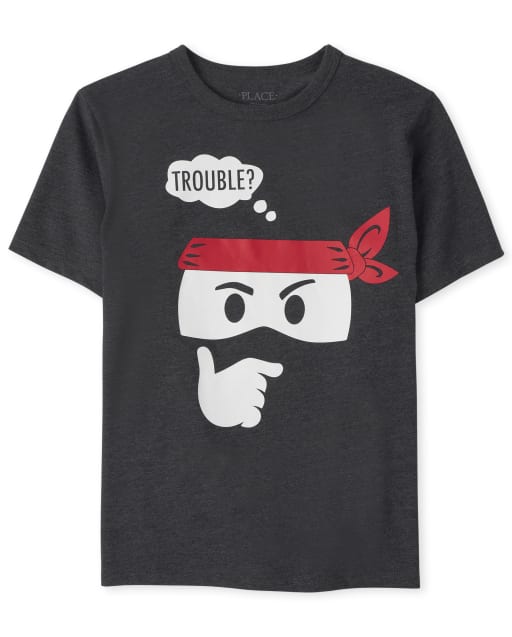 Boys Ninja Trouble Graphic Tee