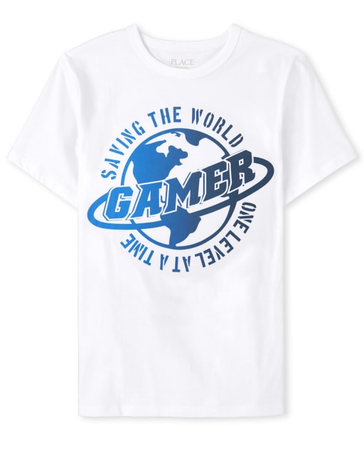 Camiseta gráfica de jugador para niños
