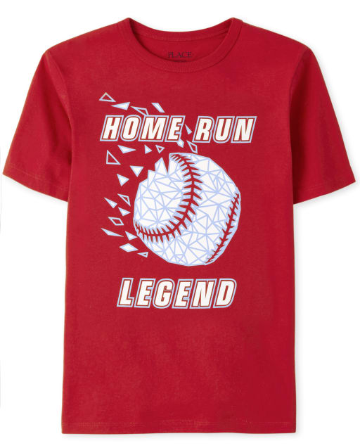 T-shirt graphique Home Run Legend pour garçons