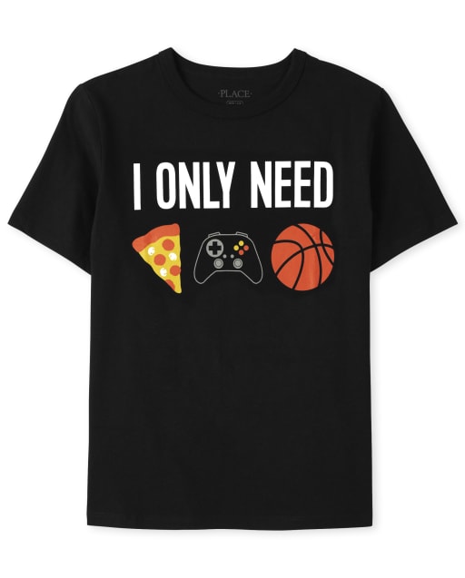 Boys I Only Need Graphic Tee