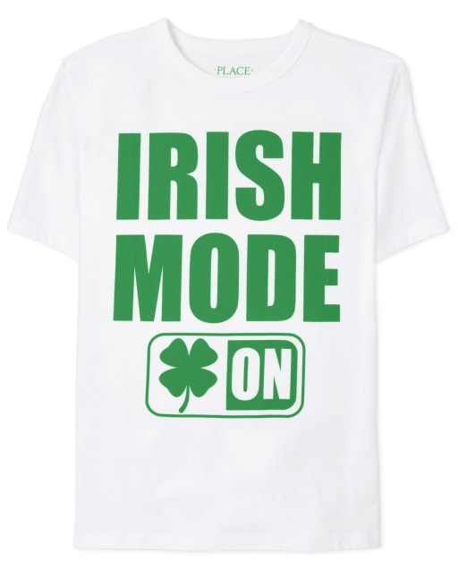 Boys St. Patrick's Day Irish Mode Graphic Tee