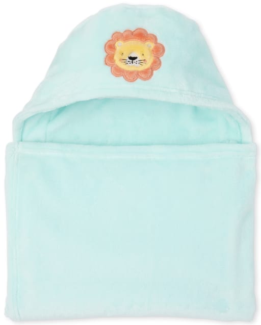 Baby Boys Lion Cozy Hooded Blanket