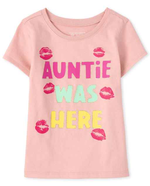 T-shirt graphique Tante pour bébés et petites filles