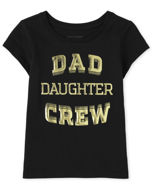 T-shirt graphique assorti pour bébés et petites filles