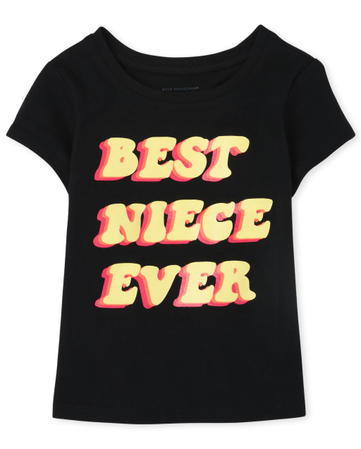Baby And Toddler Girls Best Niece Graphic Tee