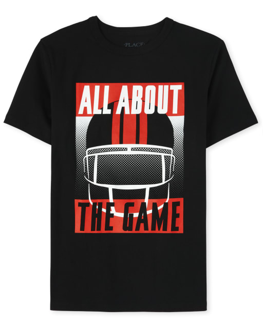 Boys Football Graphic Tee
