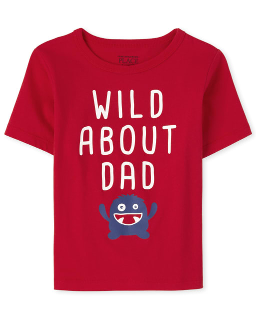 T-shirt graphique Wild About Dad pour bébé et tout-petit garçon