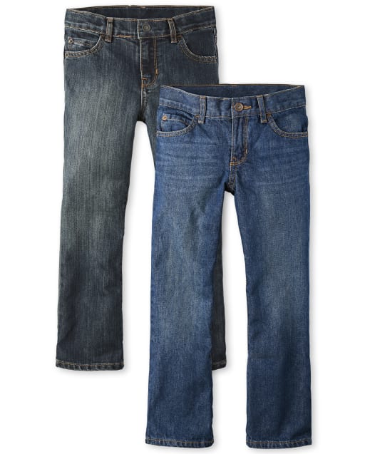 Boys Bootcut Jeans 2-Pack