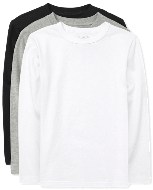 Boys Basic Layering Tee 3-Pack
