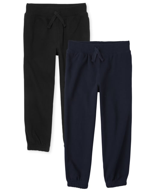 Lot de 2 pantalons de jogging en polaire pour garçon