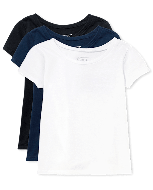Lot de 3 t-shirts pour petites filles