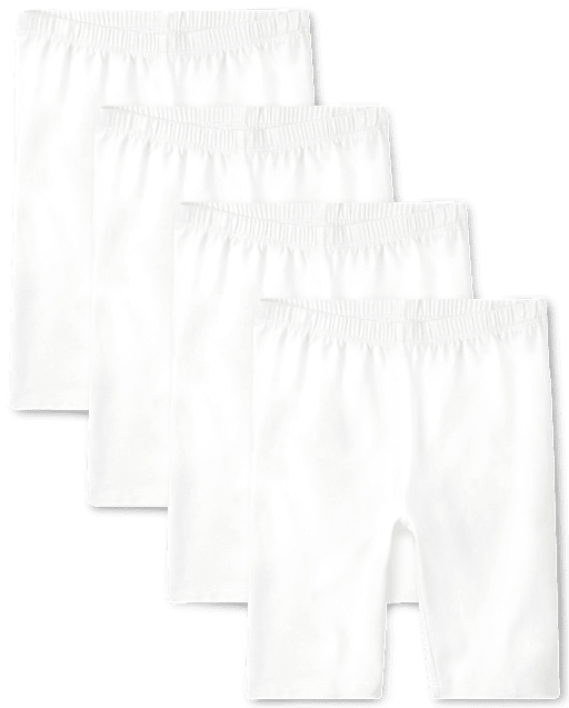Girls Bike Shorts 4-Pack