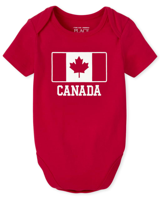 Bébé Famille assortie Body imprimé Canada Day 2021