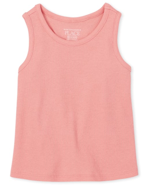 Baby And Toddler Girls Ribbed Tank Top