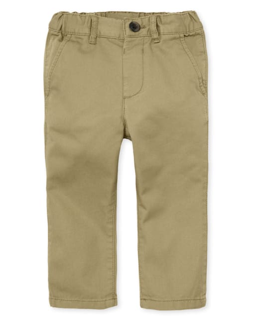 Baby And Toddler Boys Uniform Stretch Straight Chino Pants