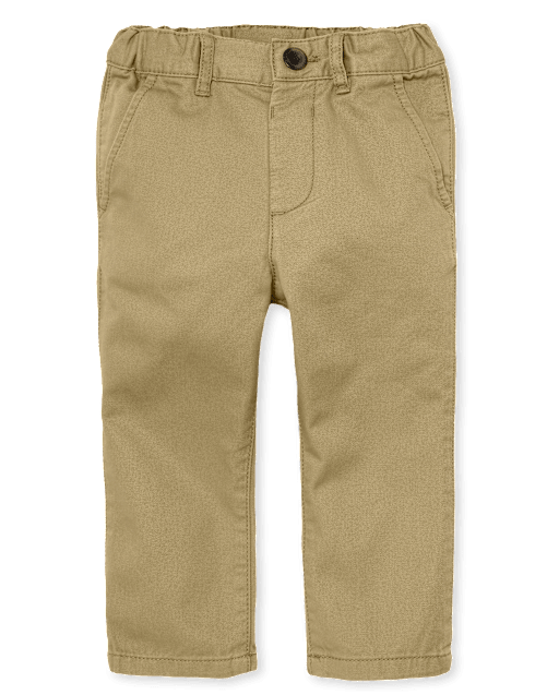 Baby And Toddler Boys Uniform Stretch Relaxed Chino Pants