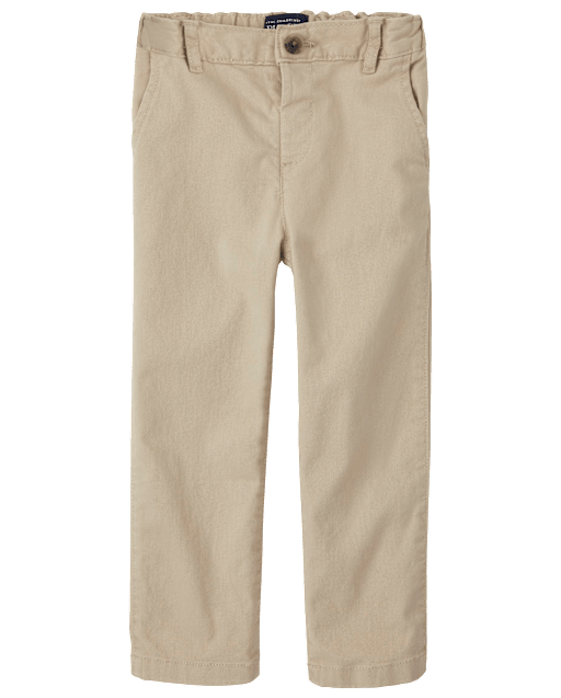 Baby And Toddler Boys Uniform Stretch Relaxed Straight Chino Pants